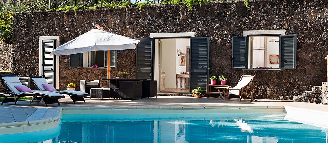 Montefiore Sizilien Villa mit beheiztem Pool zur Miete am Ätna - 1