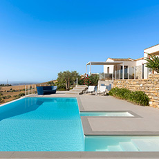 Tangi Location Villa de luxe avec piscine à débordement, Trapani Sicilia  - 1