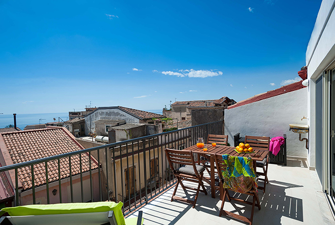 Top Penthouse mit Blick, Taormina Zentrum | Di Casa in Sicilia - 8