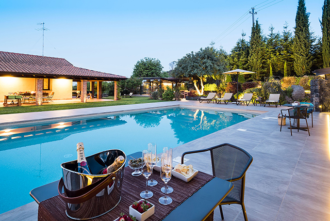 Viagrande Luxusvilla mit Pool zur Miete Ätna Sizilien  - 8